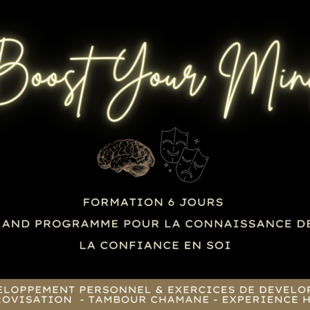 Boost your mind formation de connaissance de soi - confiance en soi - developpement personnel